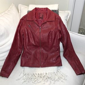 YEST FASHION Vegan Leather Jacket